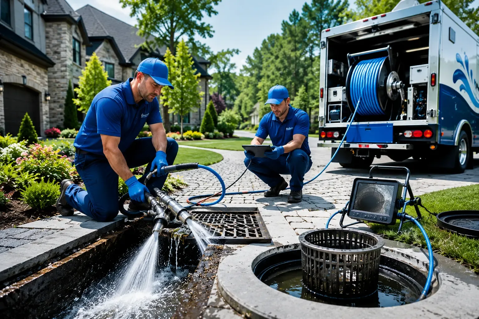 Local outdoor drain cleaning professionals in Wellington, IL