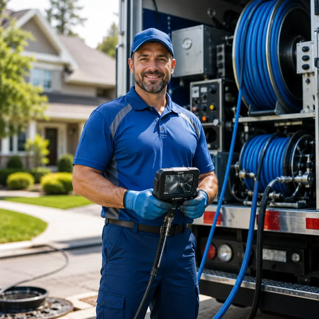 Local outdoor drain cleaning specialists in Wellington, IL